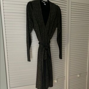 Elegant Black Wrap Dress